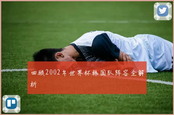 回顾2002年世界杯韩国队阵容全解析